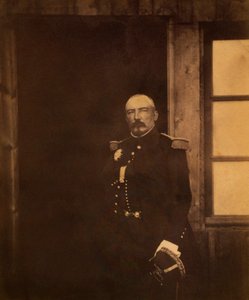 Französischer General Pierre Bosquet, Dreiviertelporträt, Krimkrieg, Krim, Ukraine von Roger Fenton