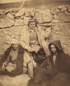 Gruppe kroatischer Häuptlinge. von Roger Fenton