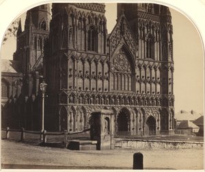 Kathedrale von Lichfield von Nordwesten, 1858