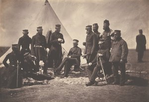 Generalleutnant Sir J. L. Pennefather und Stab