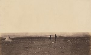Offiziere auf der Wache am Cathcarts Hill von Roger Fenton
