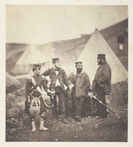 Offiziere der 42. Highlanders von Roger Fenton