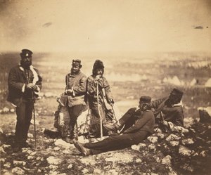 Offiziere des 89. Regiments auf Cathcarts Hill