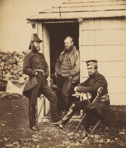 Offiziere im Stab von Generalleutnant Sir G. Brown von Roger Fenton