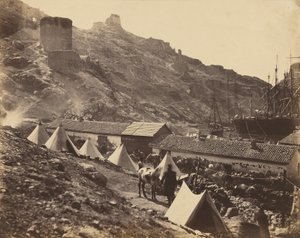 Die genuesische Festung, Balaklawa von Roger Fenton