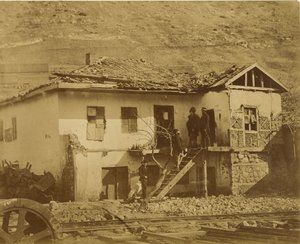 Das alte Postamt, Balaklava von Roger Fenton