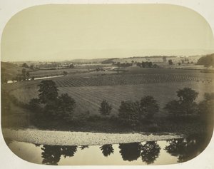 Tal des Ribble und Pendle Hill, 1859 von Roger Fenton