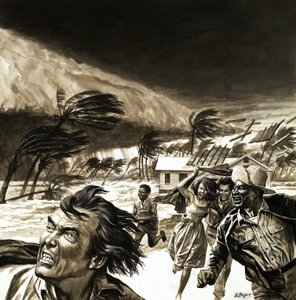 Eine Flutwelle trifft die Karibik von Roger Payne