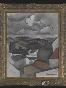 Landschaft mit einem Dorf, die Hügel jenseits von Meulan von Roger de La Fresnaye