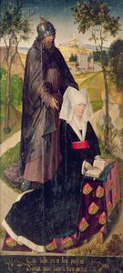 Guillemette de Montagu mit Saint Guillaume, 1460-66 von Rogier van der Weyden