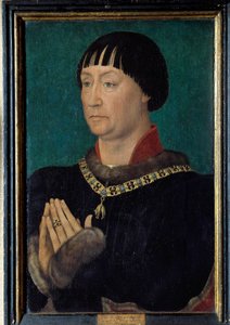 Porträt von Johann I., genannt der Belliqueux, Herzog von Kleve von Rogier van der Weyden