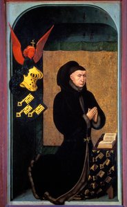 Porträt von Nicolas Rolin (1376-1461), Kanzler von Burgund unter Philippe Le Bon und Gründer der Hospices de Beaune im Jahr 1443