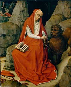 Heiliger Hieronymus in der Wüste von Rogier van der Weyden