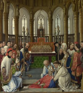 Die Exhumierung des Heiligen Hubertus, 1430er