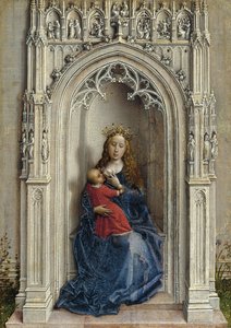 Die Jungfrau und das Kind auf dem Thron, ca. 1433 von Rogier van der Weyden