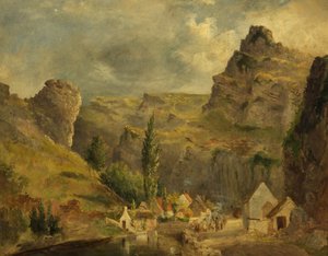 Studie für Bild von Cheddar, ca. 1830 von Rolinda Sharples