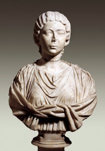 Annia Galeria Faustina, genannt Faustina die Jüngere (ca. 125/130 - 175), 2. Jahrhundert n. Chr. (Marmor)