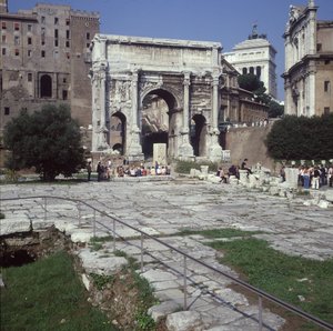 Bogen des Septimius Severus, Foro Romano, Rom
