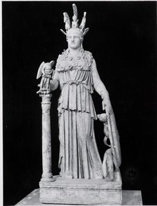 Athena Parthenos, Kopie eines Originals aus dem 5. Jahrhundert von Phidias von Roman