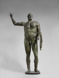 Bronzestatue des Kaisers Trebonianus Gallus (251-253 n. Chr.)