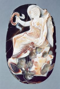 Kamee, die Julia Domna als Sieg darstellt, ca. 200 n. Chr.