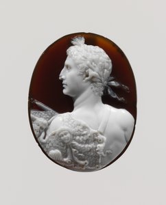 Kameo-Porträt des Kaisers Augustus, ca. 41-54 n. Chr. von Roman