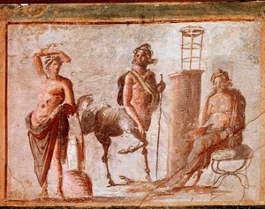 Kentaur mit Apollo und Asklepios