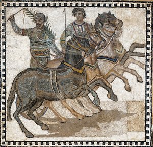 Zirkusszene im antiken Rom