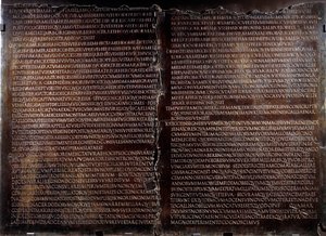 Claudienne Tisch: Rede von Claude (Claudius oder Clodio) von Roman