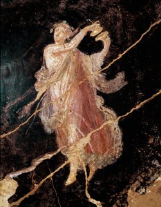 Tänzerin mit Zimbeln (Fresko) von Roman