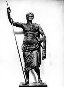 Kaiser Augustus mit Zepter und Blitz, aus Herculaneum