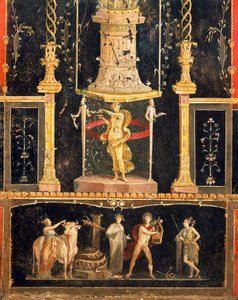 Fresko in der Halle des Amor im Haus der Vettii, Pompeji