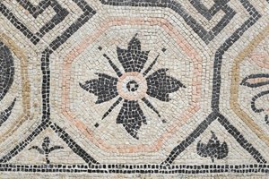 Geometrisches Muster aus der Via San Rocchino Domus, 2. Jahrhundert n. Chr.