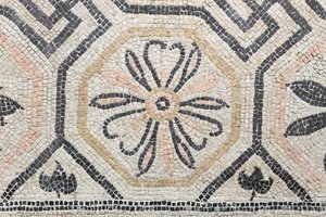 Geometrisches Muster aus der Via San Rocchino Domus, 2. Jahrhundert n. Chr.