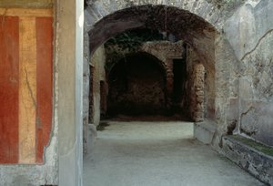 Blick auf die Villa der Mysterien, Pompeji (UNESCO-Welterbeliste) von Roman