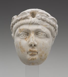 Kopf des Kaisers Honorius als Kind, spätes 4. Jahrhundert n. Chr. von Roman