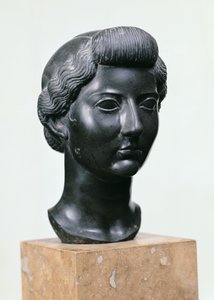 Kopf der Livia (ca. 55 v. Chr. - 29 n. Chr.) von Roman