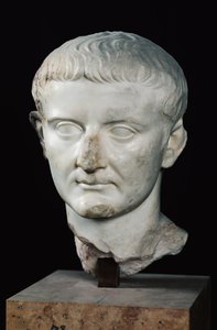 Kopf von Tiberius (ca. 42 v. Chr.-37 n. Chr.)