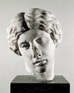 Kopf einer Amazone (Marmorskulptur, 2. Jahrhundert n. Chr.)