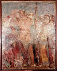 Herkules als Sklave der Königin Omphale (Fresko)
