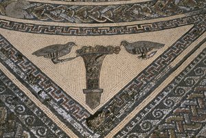 Haus des Orpheus, Orpheus umgeben von wilden Tieren (Detail)