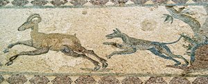 Jagdszene, Haus des Dionysos, Paphos, Zypern