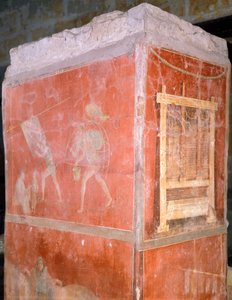 Färber, Gemälde aus dem Haus der Fullonica in Pompeji, Italien von Roman