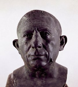 Lucius Caecilius Lucundus, Banker aus Pompeji (Bronzebüste)