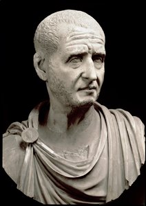 Marmorbüste von Trajan Decius (200-251 n. Chr.) von Roman