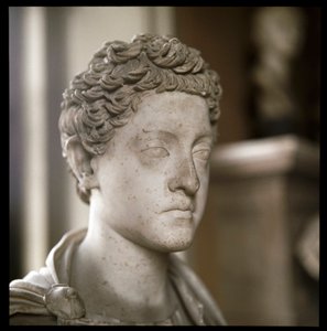 Marmorbüste des Kaisers Commodus (Skulptur, 2. Jahrhundert) von Roman