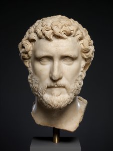 Marmorporträt des Kaisers Antoninus Pius, ca. 138–161 n. Chr. (Marmor) von Roman