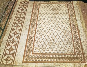 Mosaikboden aus dem Haus der Messii