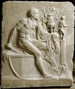 Orestes konsultiert das Orakel des Apollo in Delphi