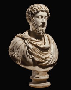 Porträtbüste des Kaisers Marcus Aurelius, ca. 170-180 n. Chr. von Roman